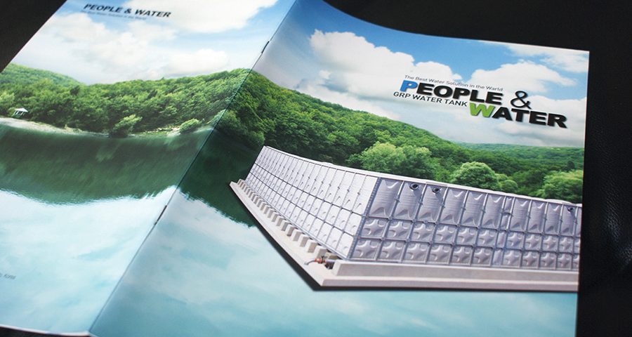 people and water기업제품 카타로그 제작의뢰는 제품카탈로그 디자인 편집 제작 전문업체 더레이아웃 입니다
