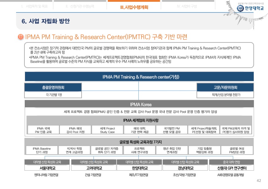 한양대학교 대학연구발표 파워포인트디자인 제안서 보고서 사업계획서 PPT디자인 편집 제작 전문업체