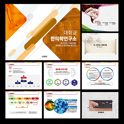 연구발표PPT템플릿 대학교연구발표템플릿은 한의학PPT템플릿 더레이아웃입니다